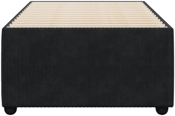 vidaXL Bettgestell Schwarz 90x200 cm Samt 3284984 Bild 3