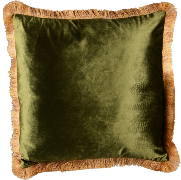 MIRRORS AND MORE 'Elona' Dekokissen Polyester, grün, 45x45 cm