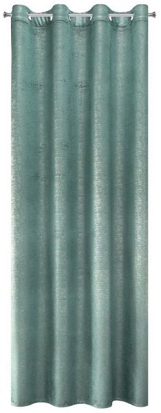 Eurofirany Vorhang Glamour Vorhänge zum Wohnzimmer, Ösenschal, 140x250 cm, elegante, blickdichte Vorhänge