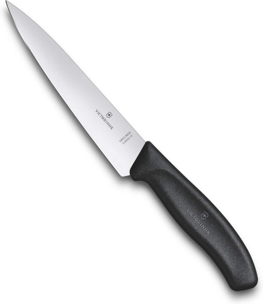 VICTORINOX Swiss Classic Tranchiermesser normal 15cm schwarz Blister 109760