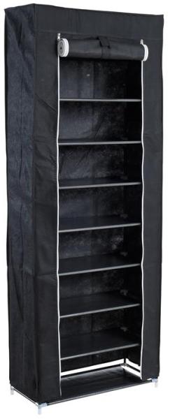 Schuhregal Faltregal Schuhschrank Stoffschrank Schuhablage Schuhständer Schwarz
