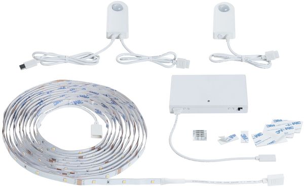 LED Stair Strip Sensor Set 5m Dämmerungsgesteuerter Bewegungsmelder (IR) 5m 5W 180lm/m 30 LEDs/m 3000K