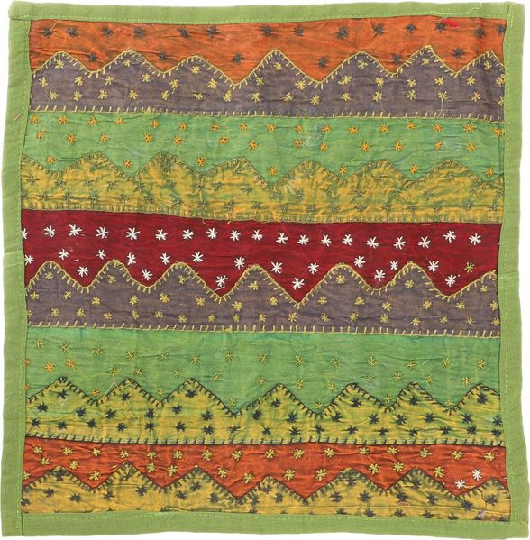 Guru-Shop Kissenbezüge Indische Kissenhülle, bestickter Patchwork..