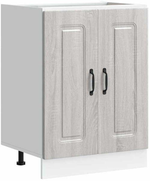 vidaXL Spülenunterschrank Kalmar Grau Sonoma 60x46x81,5 cm 853443