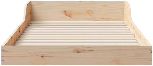 vidaXL Bettrahmen Natur 100 x 220 cm Massives Kiefernholz 873370 Bild 6