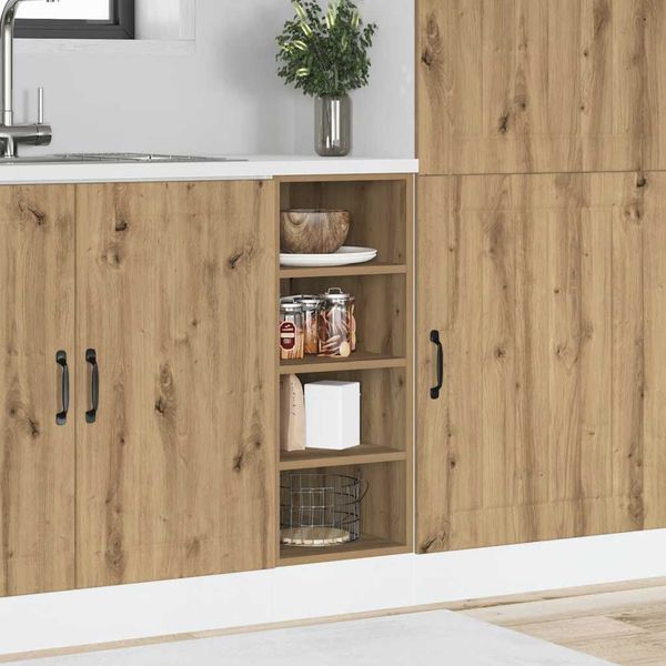 vidaXL Unterschrank Riga Artisan-Eiche 30x44,5x81,5 cm Holzwerkstoff 854201