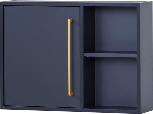 welltime Hängeschrank Kent mit goldfarbenen Griffen Breite 66,8 cm, made in Germany