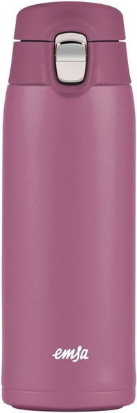 EMSA 'Travel Mug Light' Thermobecher, Edelstahl, rosa, 400 ml