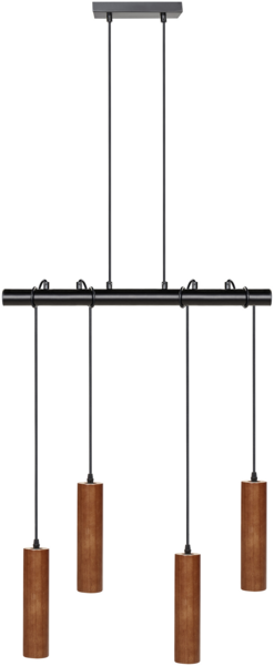 Hängeleuchte TUTAKI Metall Schwarz