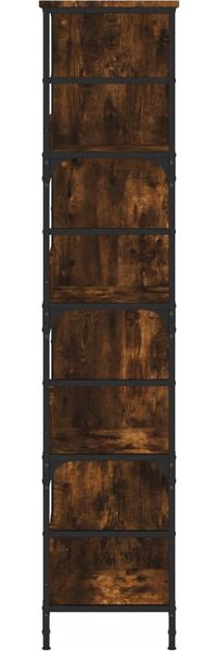 vidaXL Bücherregal Räuchereiche 78,5x33x153 cm Holzwerkstoff 835256 Bild 5