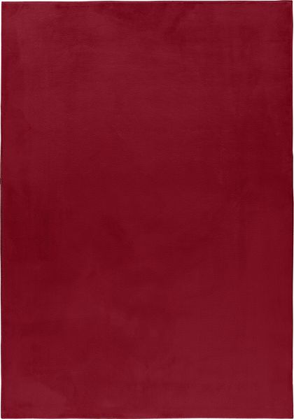 Hochflor Teppich Pia rechteckig - 140x200 cm - Rot