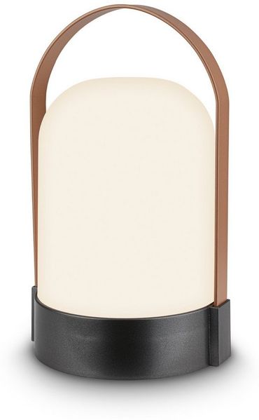 Briloner Leuchten LED Tischleuchte ASA BIG, LED fest integriert, Warmweiß, 14,5x13,5x24 cm, Indoor/Outdoor, Balkon, Terrasse, Wohnzimmer Bild 5