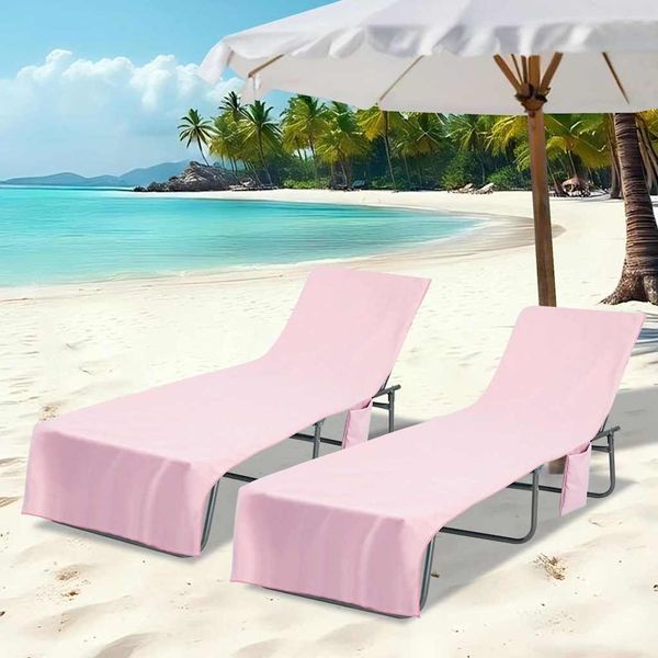 vidaXL Sonnenliege-Tücher 2 pcs Rosa 210 x 75 cm 42011519