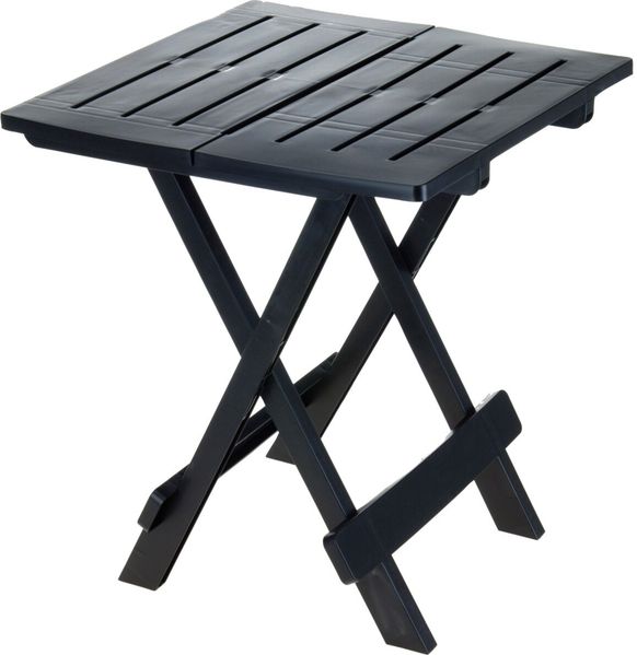 Bambelaa! Campingtisch Schwarz/Anthrazit (ca. 44 x 44 x 50 cm)