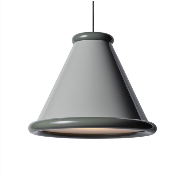 Belid Pendelleuchte Belle 36cm Kieselgrau Moosgrau 2700K
