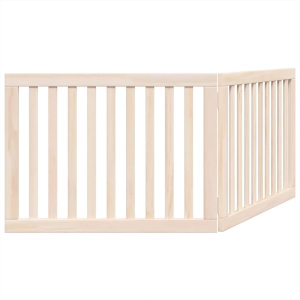 vidaXL Hundegitter Faltbar 2 Paneele 160 cm Pappelholz 352240 Bild 6