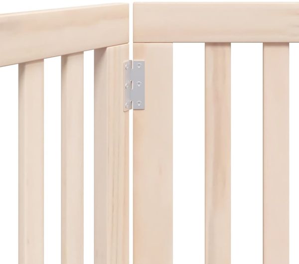 vidaXL Hundegitter Faltbar 2 Paneele 160 cm Pappelholz 352240 Bild 8