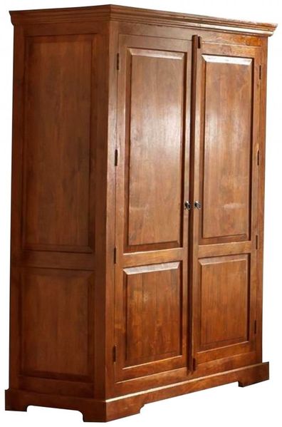 Kleiderschrank Akazie 140x65x200 honig lackiert OXFORD #0437