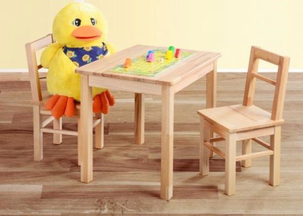 bv-vertrieb Kindertisch Kindertisch Kernbuche Kindergartentisch Kindersitzgruppe