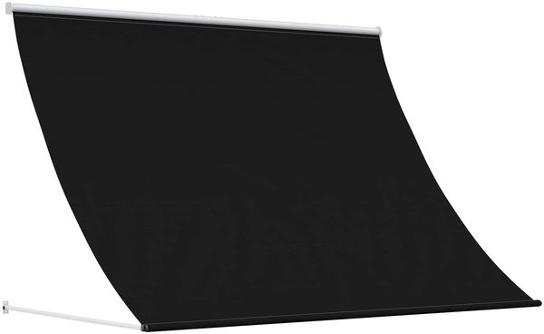 vidaXL Markise Schwarz 250 x 150 cm 42037089