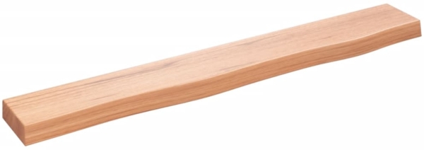 vidaXL Wandregal Hellbraun 80x10x4 cm Massivholz Eiche Behandelt 363657