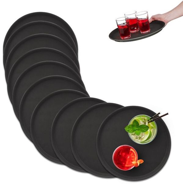 10er Set Serviertablett Ø 35 cm 10049534