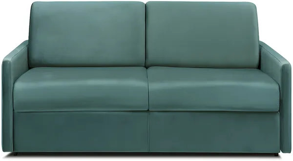 Vente-unique - CALIFE Sofa SamtStoff Grün - B 223 cm94 cm x H 85 cm x L 170 cm