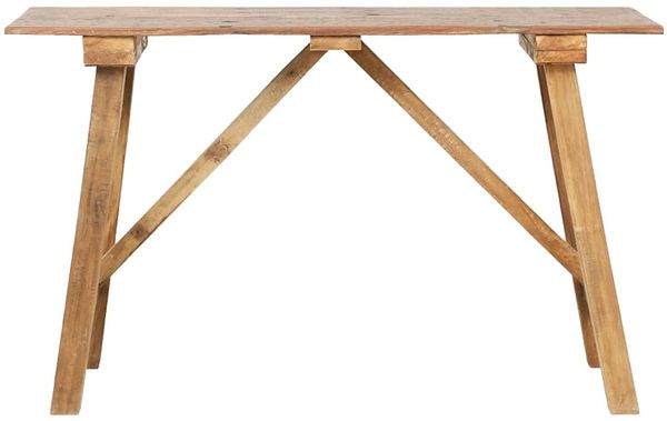 Konsolentisch, Beistelltisch, Konsole 130x40x80 cm Altholz Massiv