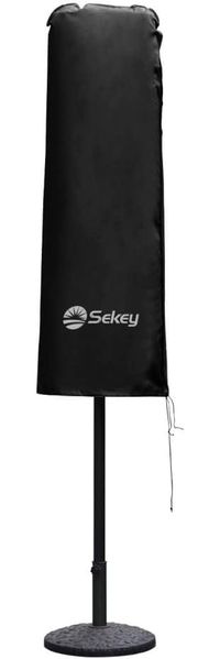 Sekey Doppelsonnenschirm Schutzhülle | Abdeckhauben für Sonnenschirm | 165×50/62 cm – Extrabreite Abdeckhaube für XXL-Schirme, 100% Polyester