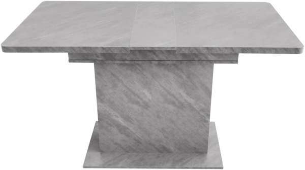 Merax Ausziehbarer Esstisch, Esstisch mit Stauraum, rechteckiger Esstisch, Kaffee-Freizeittisch, moderner einfacher Esstisch aus Eisen, Platzsparender multifunktionaler Esstisch, Betonoptik, grau Bild 6