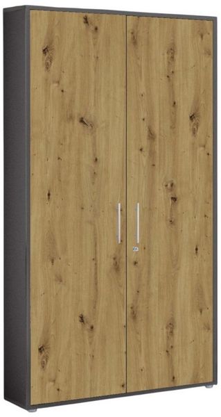 BMG Möbel Aktenschrank Office Edition abschließbar, 5 Ordnerhöhen, Platz für über 45 DIN A4 Ordner