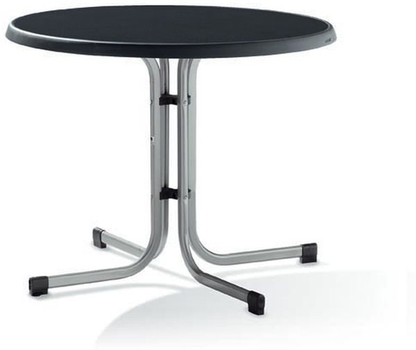 Klapptisch >Boulevard< in Schiefer anthrazit, mecalit®-PRO - 72x85cm (HxD)