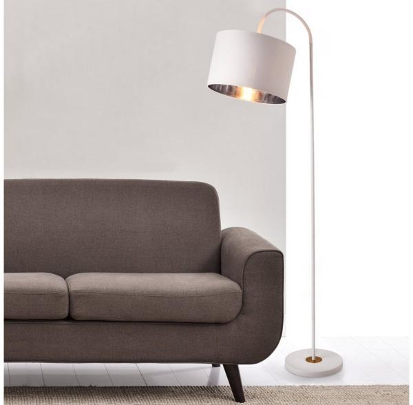 Stehlampe Toledo Weiß [lux. pro]