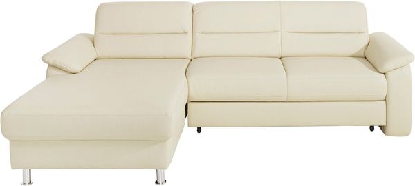 sit&more Ecksofa Ascara L-Form, inklusive Boxspring/Federkern-Polsterung, wahlweise mit Bettfunktion