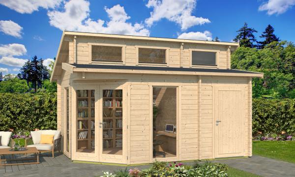 Fjordholz Gartenhaus Modell Kono 44 B