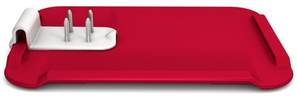 Ornamin Frühstücksbrett ORNAMIN Großes Essbrettchen mit Zubereitungshilfe, Qualitätskunststoff, (Set, 2-St, 1x Essbrettchen I 1x Zubereitungshilfe), Essbrettchen I Esshilfe I Anti-Rutsch I bruchstabil I Made in Germany Bild 5