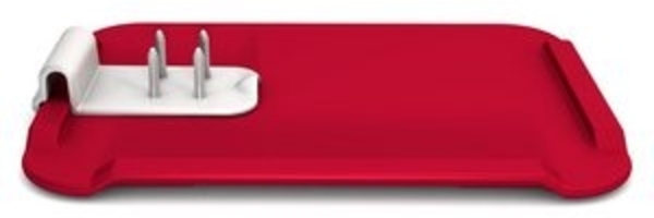 Ornamin Frühstücksbrett ORNAMIN Großes Essbrettchen mit Zubereitungshilfe, Qualitätskunststoff, (Set, 2-St, 1x Essbrettchen I 1x Zubereitungshilfe), Essbrettchen I Esshilfe I Anti-Rutsch I bruchstabil I Made in Germany Bild 6