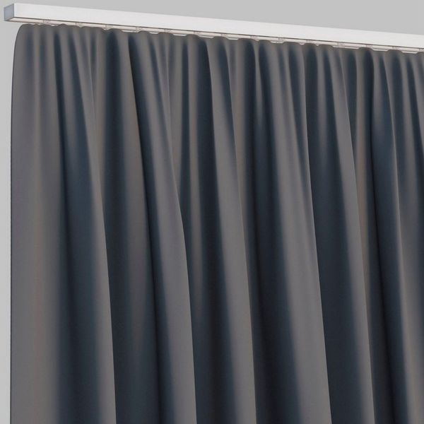 indeko Schienensystem Objektschiene, 1-läufig, Wunschmaßlänge, mit Bohren, verschraubt, Aluminium, Kunststoff, Innenlauf Gardinenschiene, Komplett-Set inkl. Gleitern&Montagematerial