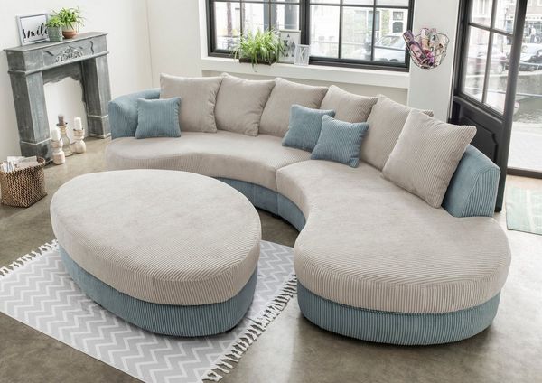 INOSIGN Ecksofa Limoncello L-Form, ergonomische Form
