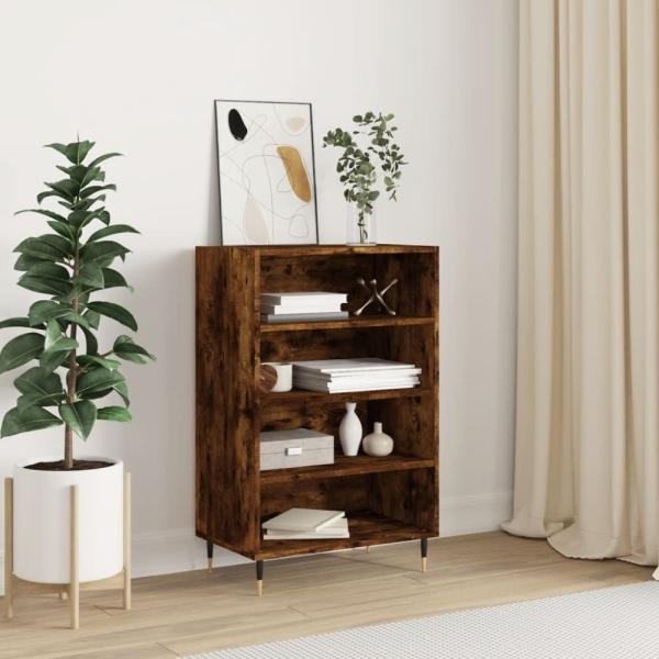 vidaXL Highboard Räuchereiche 57x35x90 cm Holzwerkstoff 827225