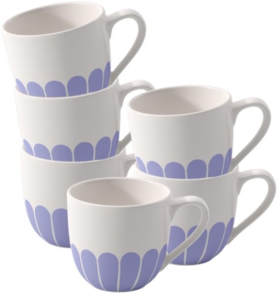 Villeroy & Boch Fleur Couleur Espressotasse 70 ml 6er Set - Bleu