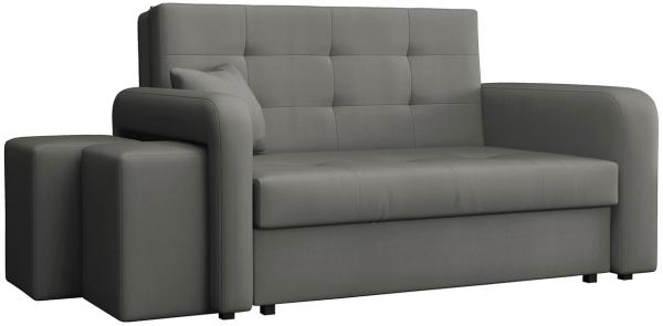 Schlafsofa Viva Home II, Nische für Hocker auf der linken Seite, Farbe: Manila 16