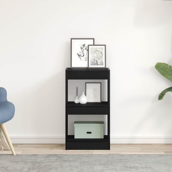 vidaXL Bücherregal Schwarz Eichen-Optik 40 x 30 x 71,5 cm 862718
