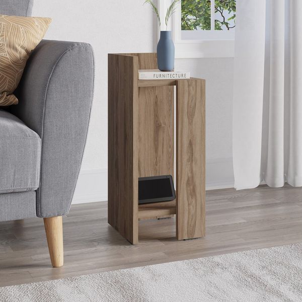 Decortie Nachttisch Elos (pack), Modern Nachttisch Linkes Modul, 27 x 25 x 60 cm