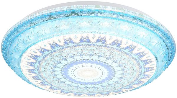 LED Deckenleuchte, CCT, blau, weiß, D 39 cm