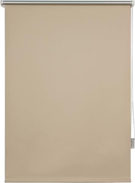 ondeco Thermo-Rollo ohne Bohren, Verdunkelung für Fenster und Türen, Sonnenschutz Fenster innen, Sichtschutz Seitenzugrollo lichtundurchlässig - 120x160 cm - Beige