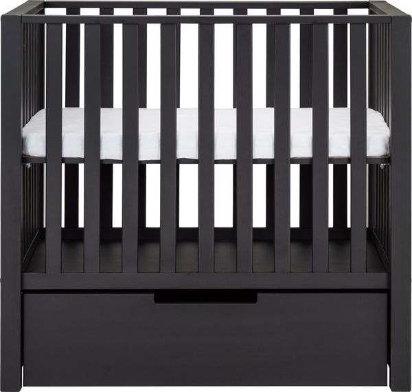 Europe Baby Mees Laufstall mit Schublade Mattschwa