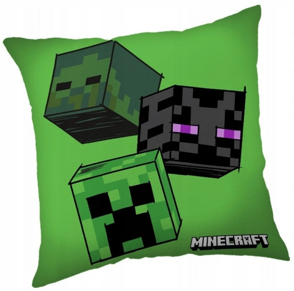 Minecraft Dekokissen Minecraft Creeper Kissen, 40 x 40 cm, befüllt und super weich
