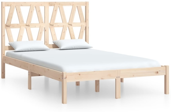 Massivholzbett Kiefer 135x190 cm 4FT6 Double [3103973]