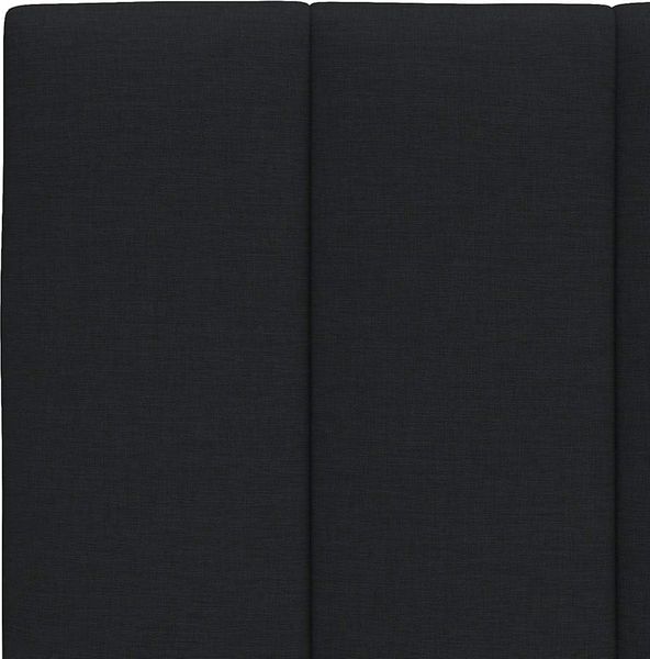 vidaXL Bett mit Matratze "Hanko" Schwarz 160x200 cm Stoff 3310540 Bild 11